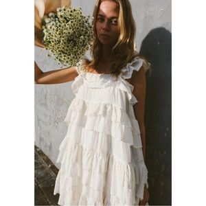 Innika Choo embroidered layer mini